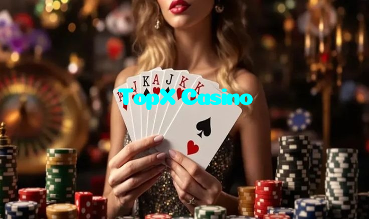 TopX Casino casino presented on mobile device in Pakistan with slots and live games